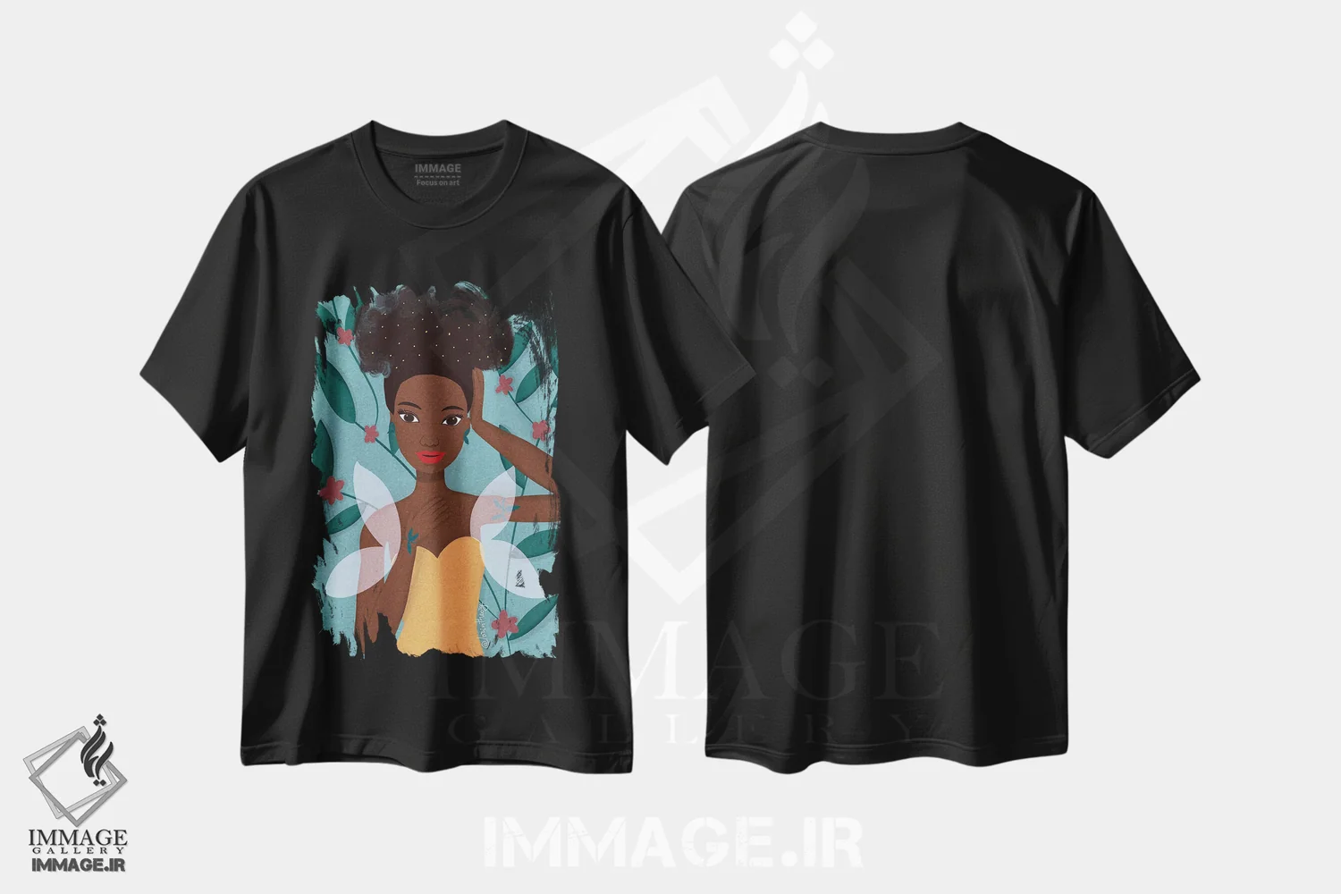 تیشرت مشکی طرح دار – تیشرت فانتزی ,شاهزاده پری اثر لُرین تیوری immage.ir