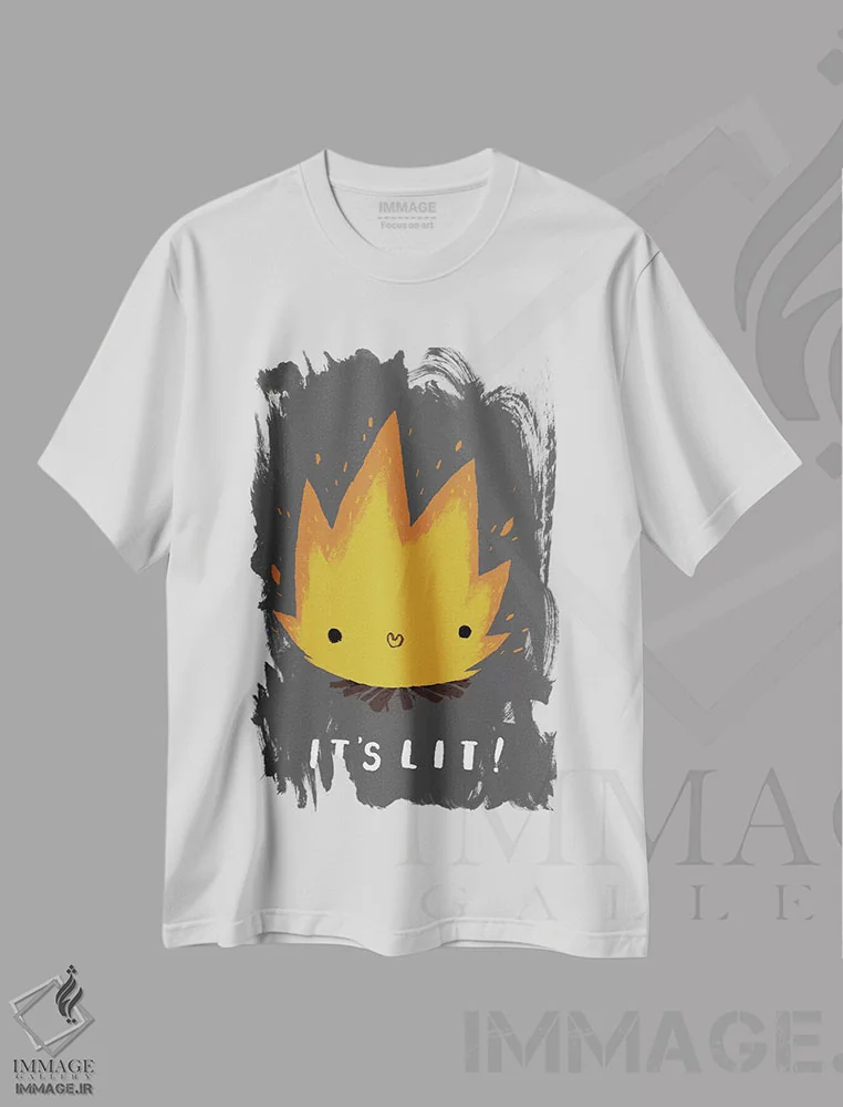 تیشرت سفید طرح دار – تیشرت تایپوگرافی ,همه چیز عالیه اثر لوئیس روسکوش فروشگاه ایماژ
