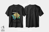 تیشرت مشکی طرح دار – تیشرت گیمینگ ,نینجای آبی اثر لوئیس روسکوش فروشگاه ایماژ