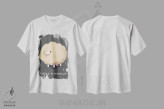 تیشرت سفید طرح دار – تیشرت طنز حیوانات ,گوسفند اثر لوئیس روسکوش فروشگاه ایماژ