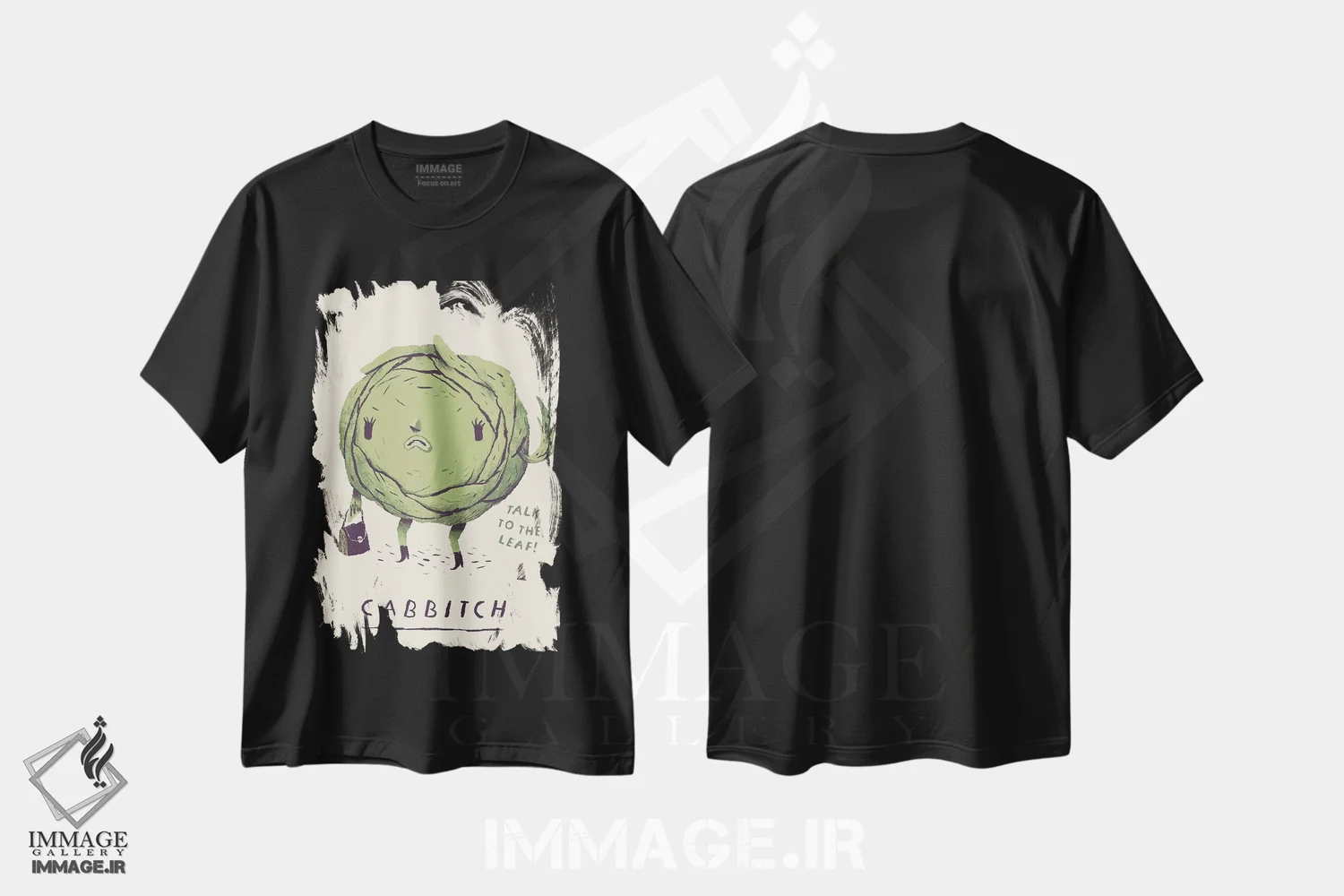 تیشرت مشکی طرح دار – تیشرت تایپوگرافی ,کلم عصبی اثر لوئیس روسکوش فروشگاه ایماژ