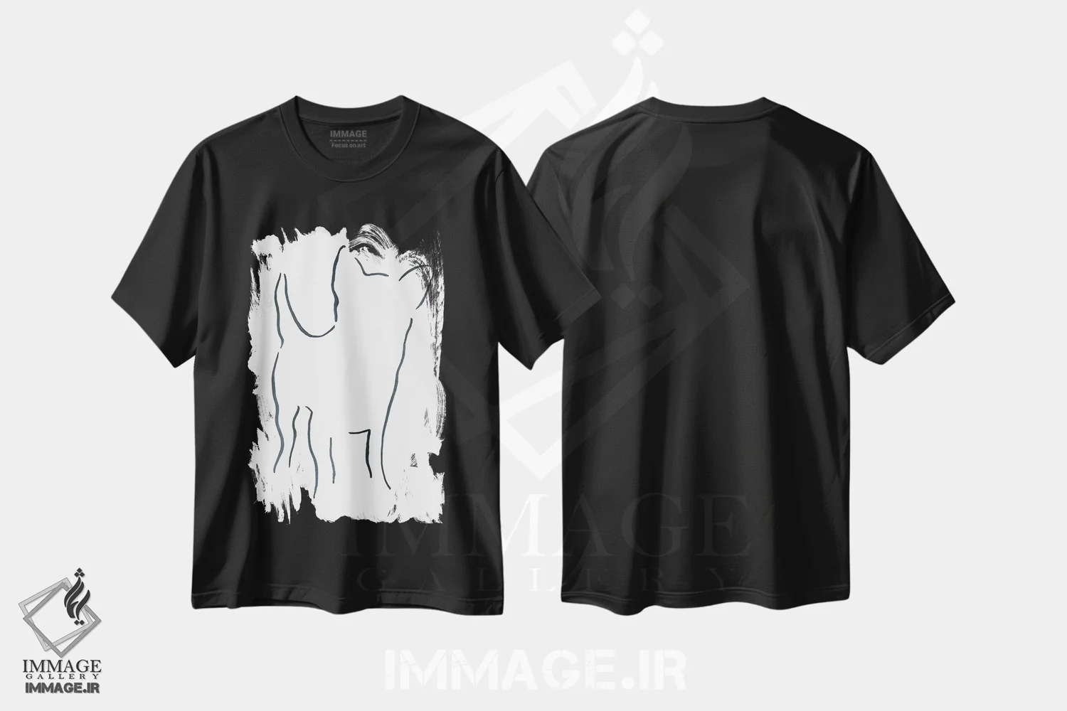 تیشرت مشکی طرح دار – تیشرت حیوانات ,چی واوا اثر لِزلی بیشاپ immage.ir