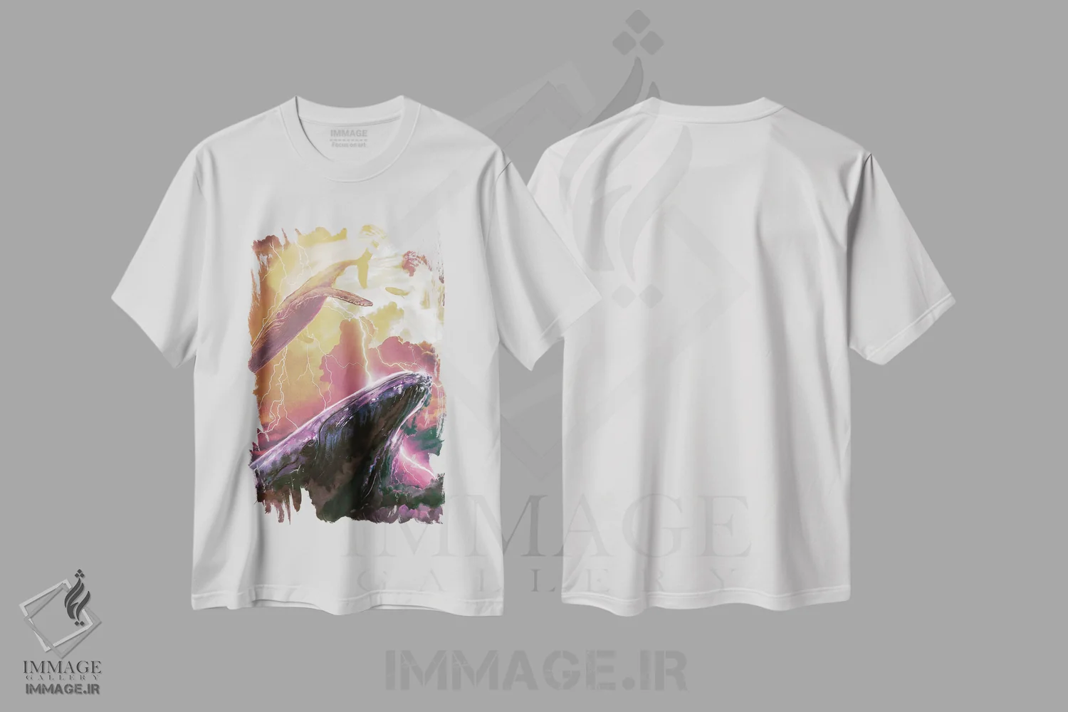 تیشرت سفید طرح دار – تیشرت فانتزی ,رویاهای الکتریکی اثر لوییز گلبی immage.ir