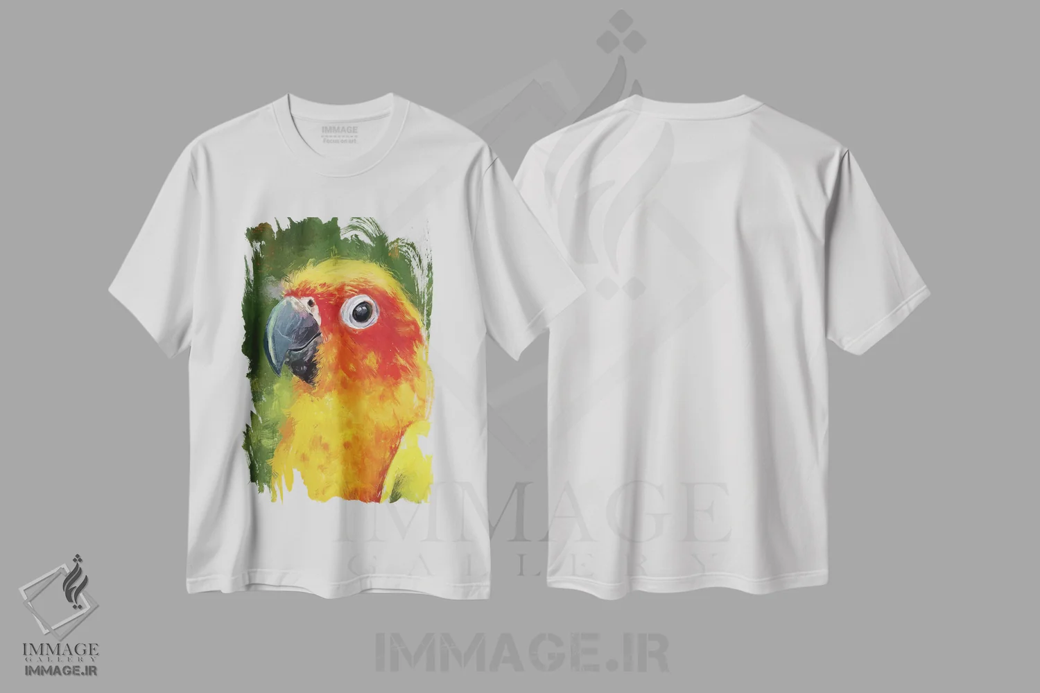 تیشرت سفید طرح دار – تیشرت طبیعت ,سان کُنور اثر لوییز گلبی فروشگاه ایماژ