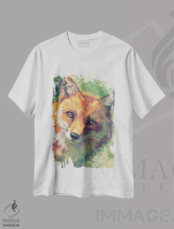 تیشرت سفید طرح دار – تیشرت ژاپنی ,ایناری اثر لوییز گلبی فروشگاه ایماژ