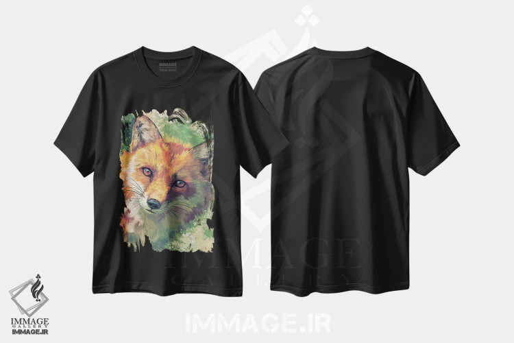 تیشرت مشکی طرح دار – تیشرت ژاپنی ,ایناری اثر لوییز گلبی immage.ir