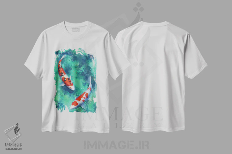 تیشرت سفید طرح دار – تیشرت هنری ,کوی ذن راست اثر لوییز گلبی immage.ir