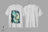 تیشرت سفید طرح دار – تیشرت فانتزی ,ماهی اثر لوییز گلبی immage.ir