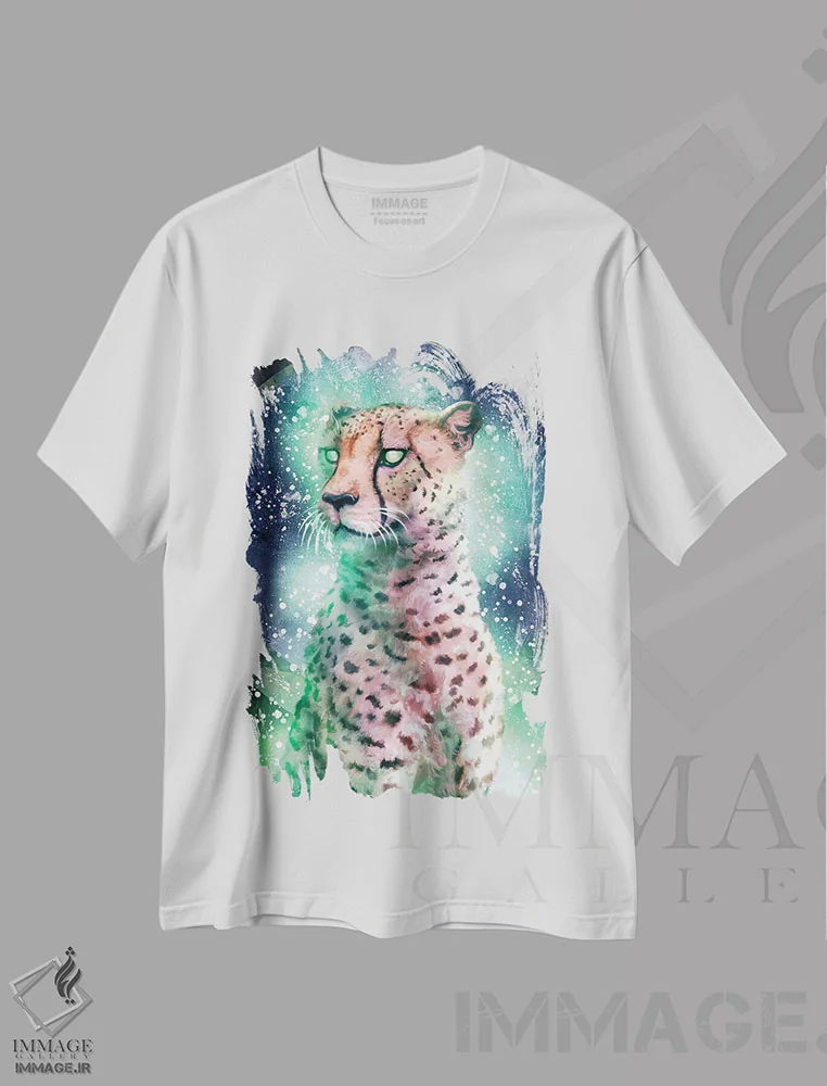 تیشرت سفید طرح دار – تیشرت فانتزی وحشی ,یشم اثر لوییز گلبی فروشگاه ایماژ
