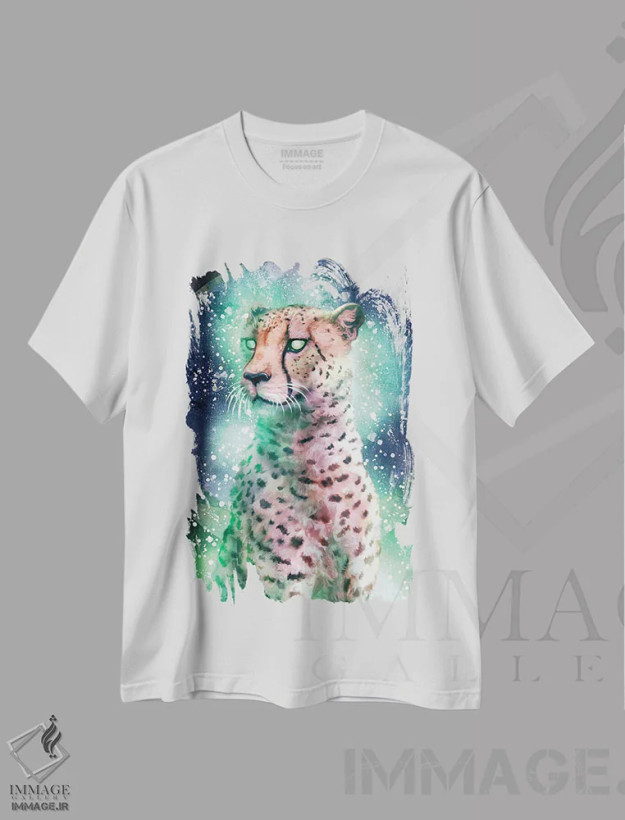 تیشرت سفید طرح دار – تیشرت فانتزی وحشی ,یشم اثر لوییز گلبی فروشگاه ایماژ