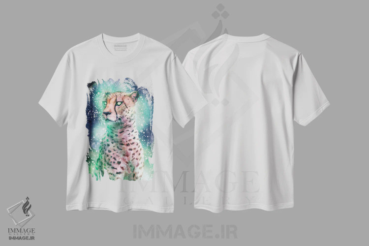 تیشرت سفید طرح دار – تیشرت فانتزی وحشی ,یشم اثر لوییز گلبی فروشگاه ایماژ
