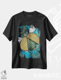 تیشرت مشکی طرح دار – تیشرت نمادین ,اسکاراب طلایی اثر لینت شلی فروشگاه ایماژ