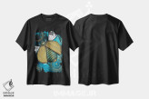 تیشرت مشکی طرح دار – تیشرت نمادین ,اسکاراب طلایی اثر لینت شلی فروشگاه ایماژ