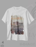 تیشرت سفید طرح دار – تیشرت منظره ,قلعه لودلو اثر لویزا میلیسنت immage.ir