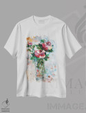 تیشرت سفید طرح دار – تیشرت گلدار ,تابستان یعنی گل صدتومانی اثر لنا اسمیرنُوا immage.ir