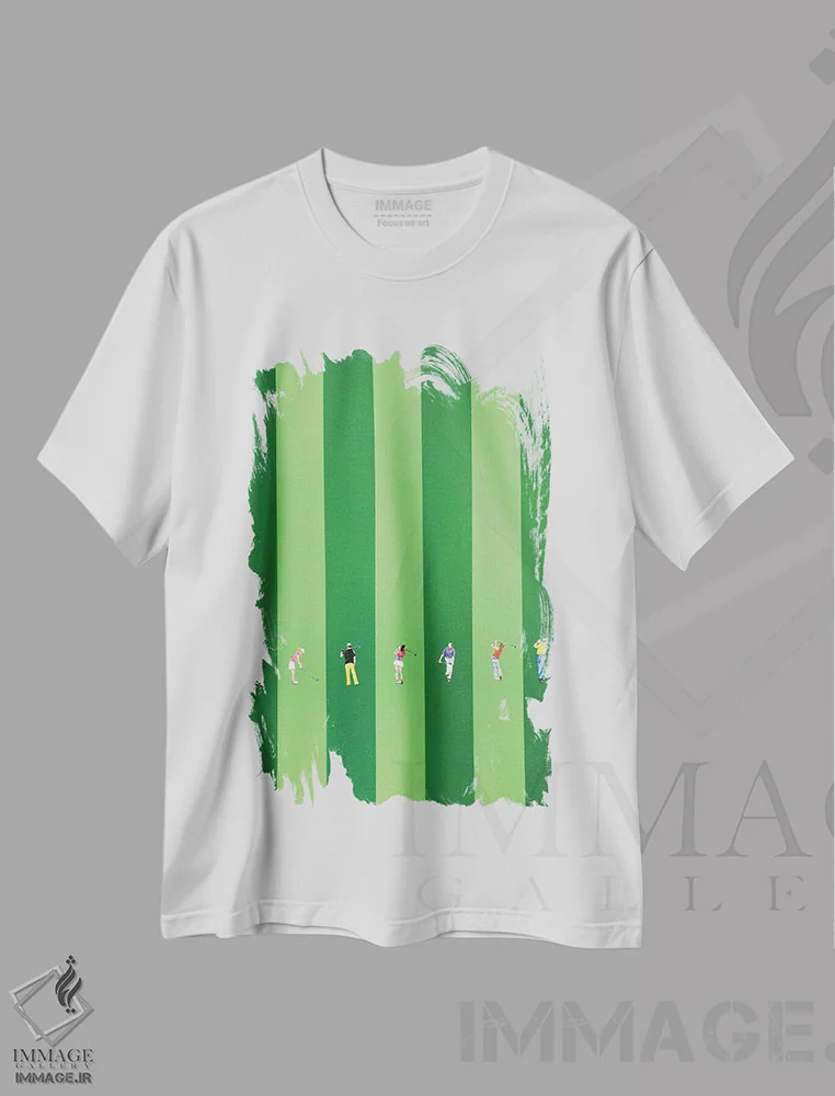 تیشرت سفید طرح دار – تیشرت ورزشی ,تاب و ضربه شماره دو اثر لنا اسمیرنُوا immage.ir
