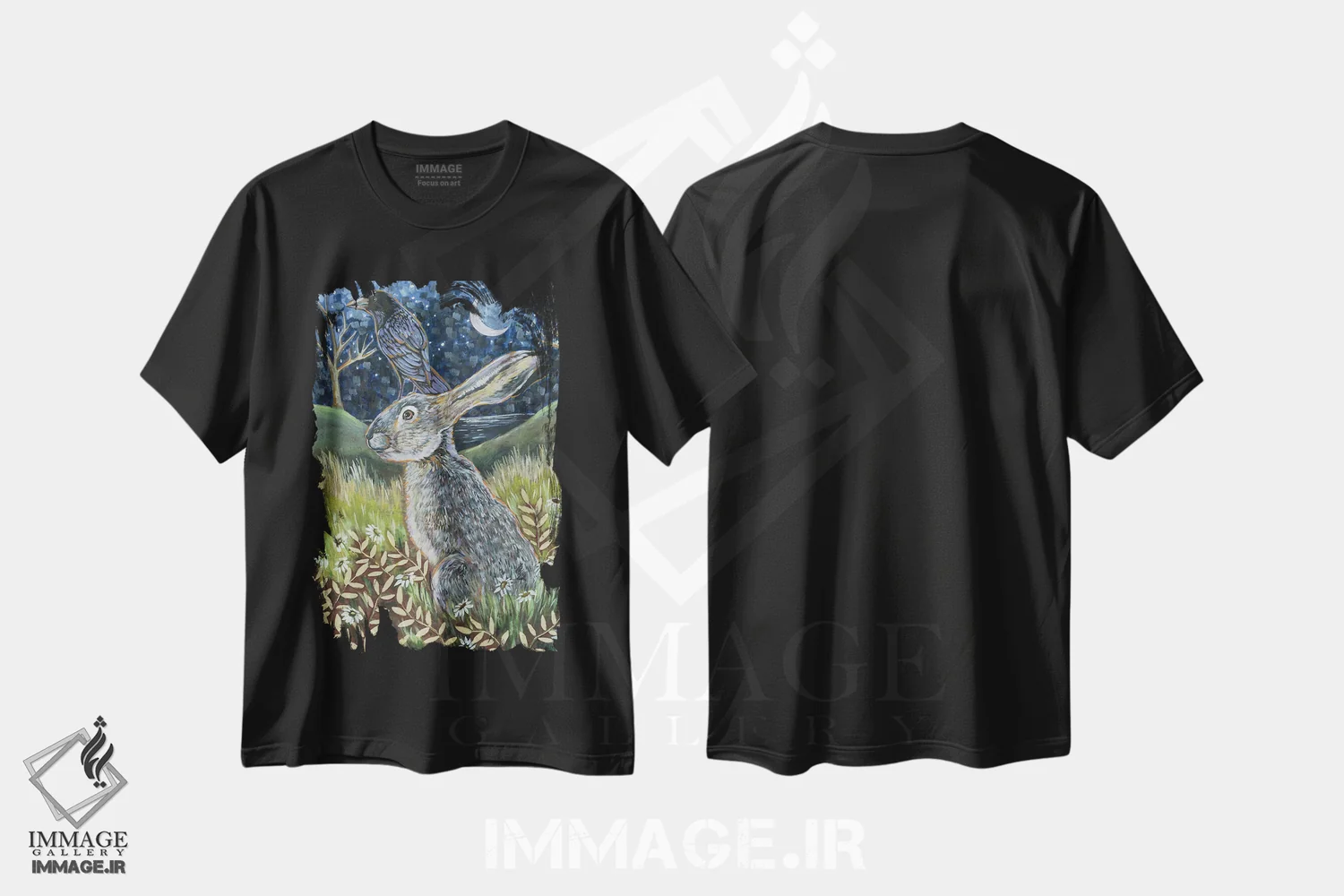 تیشرت مشکی طرح دار – تیشرت حیوانات ,در جستجوی پناهگاه اثر لینه آ توبیاس فروشگاه ایماژ