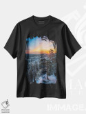 تیشرت مشکی طرح دار – تیشرت طبیعت ,نخستین نور زمستان اثر لاری لوهی immage.ir
