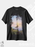 تیشرت مشکی طرح دار – تیشرت طبیعت ,کوچک اثر لاری لوهی فروشگاه ایماژ