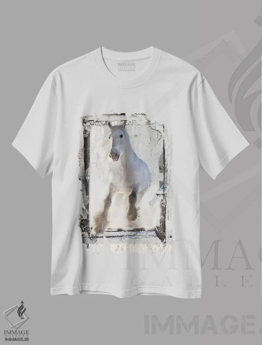 تیشرت سفید طرح دار – تیشرت حیوانات ,ماستنگ ماکارووا اثر لوز گرافیکس فروشگاه ایماژ