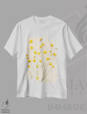 تیشرت سفید طرح دار – تیشرت گل بابونه ,بابونه I اثر لی واینر immage.ir
