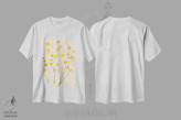 تیشرت سفید طرح دار – تیشرت گل بابونه ,بابونه I اثر لی واینر immage.ir