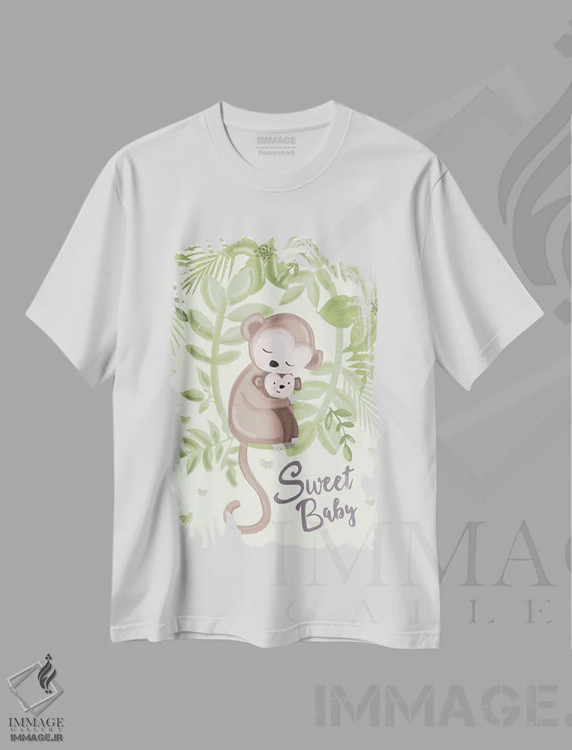 تیشرت سفید طرح دار – تیشرت حیوانات ,کودک فراتر از ستارگان اثر لیزا وایت باتن immage.ir