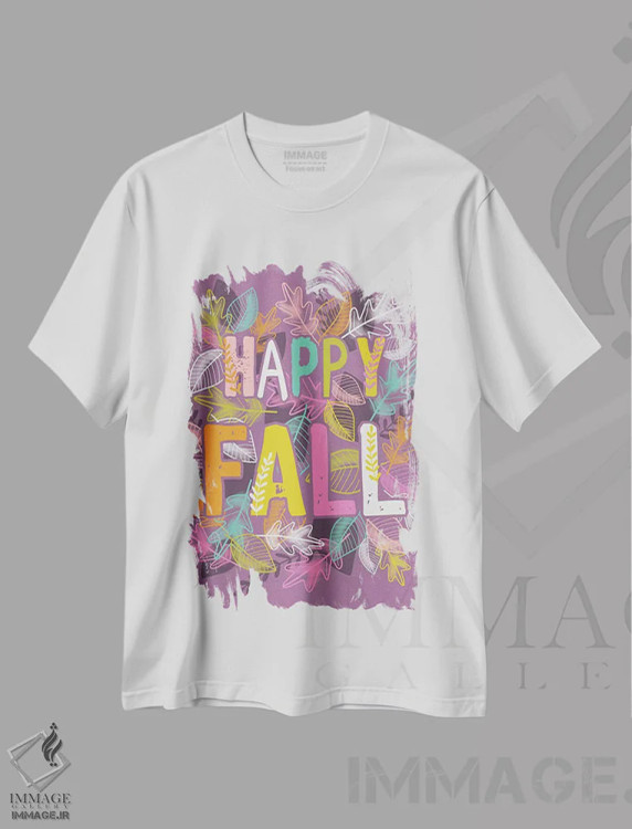 تیشرت سفید طرح دار – تیشرت فانتزی پاییزی ,برداشت پرنور پاییز روز شکرگزاری اثر لیزا وایت باتن immage.ir