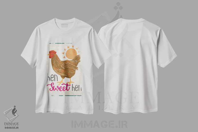 تیشرت سفید طرح دار – تیشرت حیوانات ,آشپزخانه محصولات خانگی اثر لیزا وایت باتن فروشگاه ایماژ
