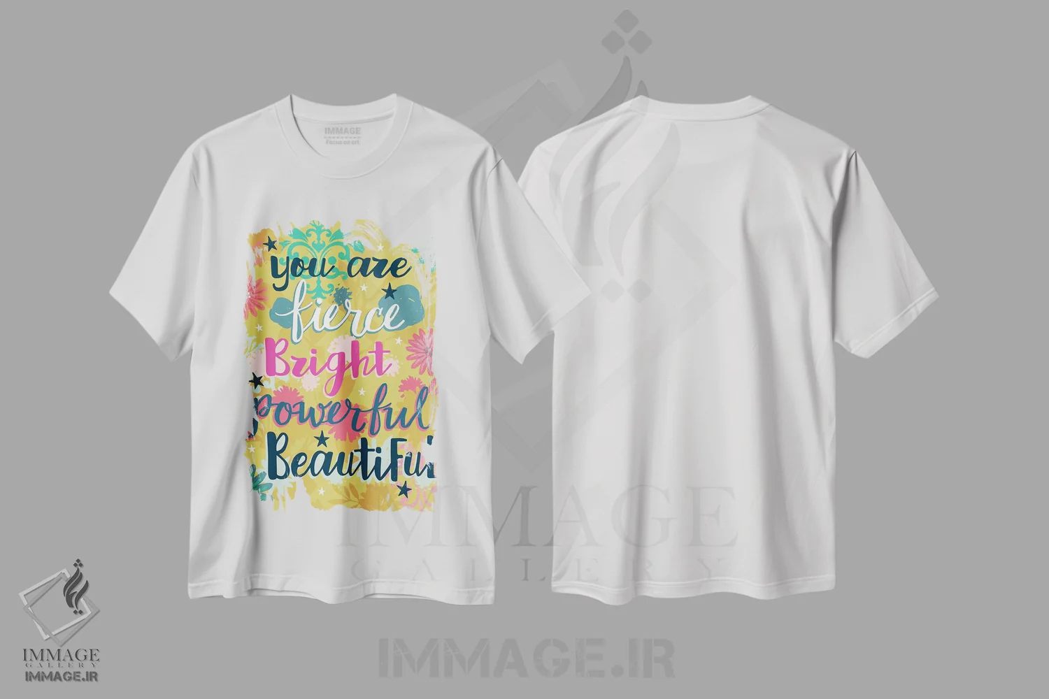 تیشرت سفید طرح دار – تیشرت انگیزشی ,هرروزه با سخنان پرانرژی اثر لیزا وایت باتن immage.ir