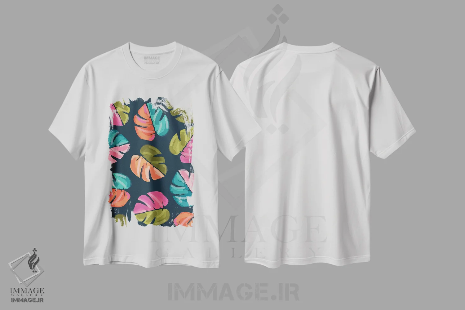 تیشرت سفید طرح دار – تیشرت استوایی ,قول گل های هرروزه اثر لیزا وایت باتن فروشگاه ایماژ