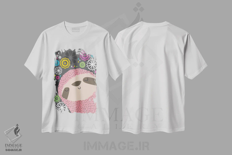 تیشرت سفید طرح دار – تیشرت حیوانات ,چشم روشن اثر لیزا وایت باتن فروشگاه ایماژ