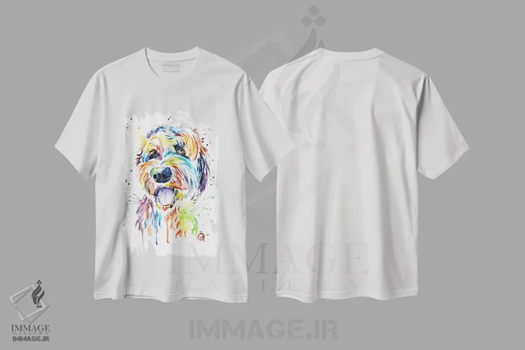 تیشرت سفید طرح دار – تیشرت فانتزی حیوانات ,طراحی یک دودل اثر لیزا وایت هاوس immage.ir