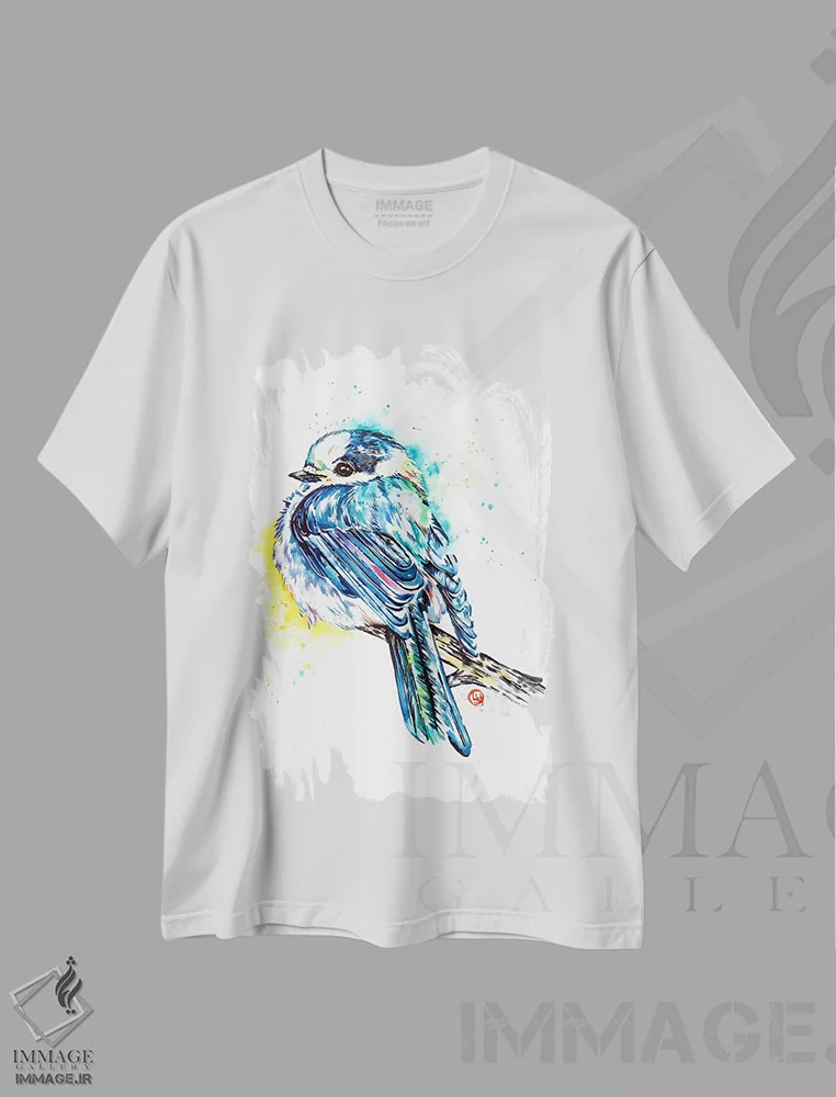 تیشرت سفید طرح دار – تیشرت طبیعت ,جی کانادا اثر لیزا وایت هاوس immage.ir