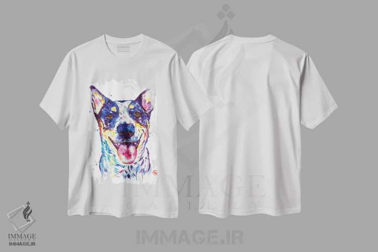 تیشرت سفید طرح دار – تیشرت حیوانات ,بلو هیلر اثر لیزا وایت هاوس immage.ir