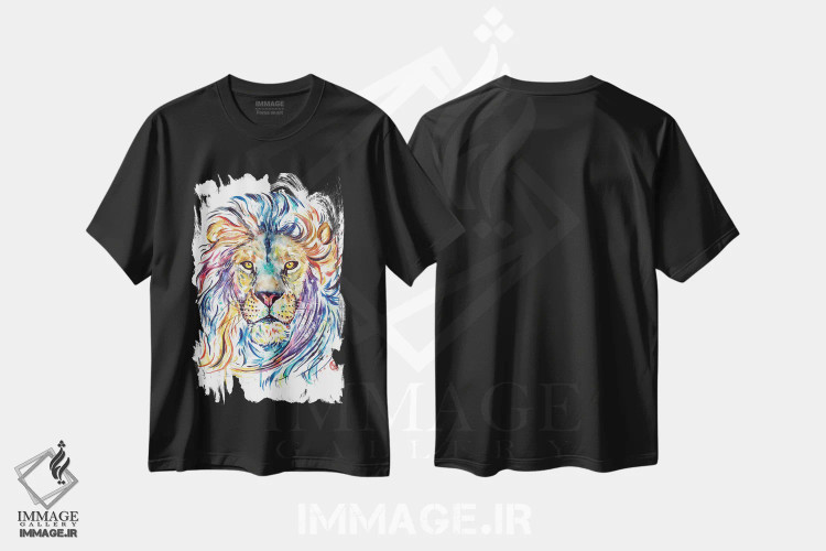 تیشرت مشکی طرح دار – تیشرت انگیزشی ,شجاعت داشته باش قلب عزیز اثر لیزا وایت هاوس فروشگاه ایماژ