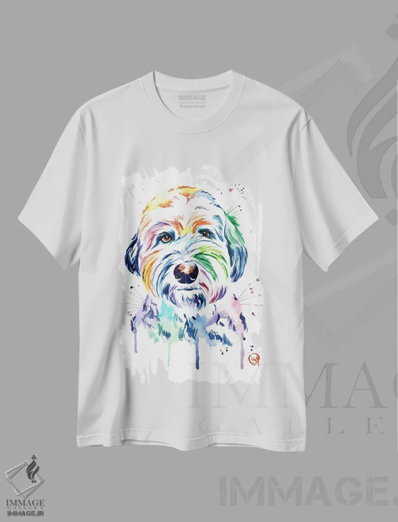 تیشرت سفید طرح دار – تیشرت حیوانات ,گاس اثر لیزا وایت هاوس immage.ir