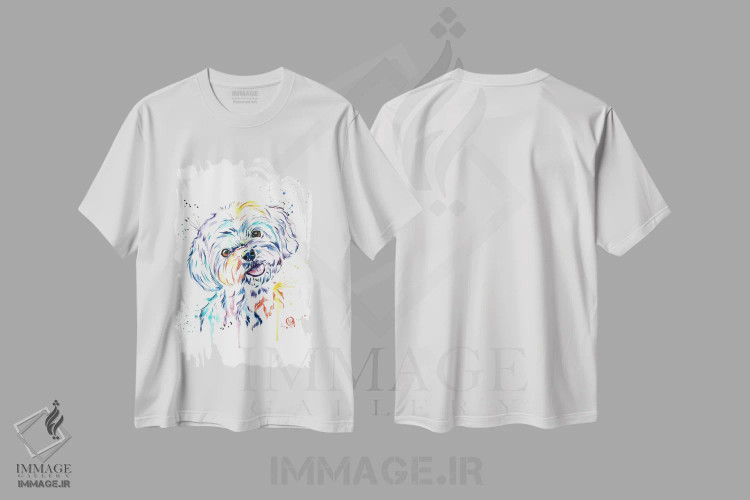 تیشرت سفید طرح دار – تیشرت حیوانات ,هاوانیز اثر لیزا وایت هاوس فروشگاه ایماژ