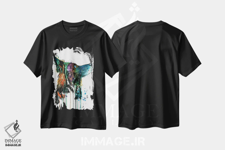 تیشرت مشکی طرح دار – تیشرت سگ ,انتظار اثر لیزا وایت هاوس immage.ir