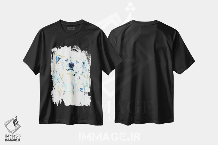 تیشرت مشکی طرح دار – تیشرت حیوانات ,عشق بی قید و شرط اثر لیزا وایت هاوس immage.ir