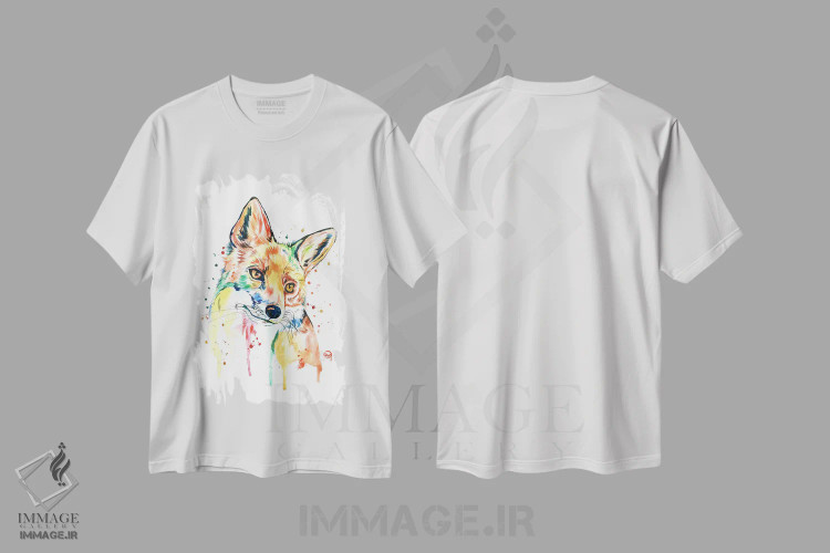تیشرت سفید طرح دار – تیشرت حیوانات ,فانتزی اثر لیزا وایت هاوس immage.ir