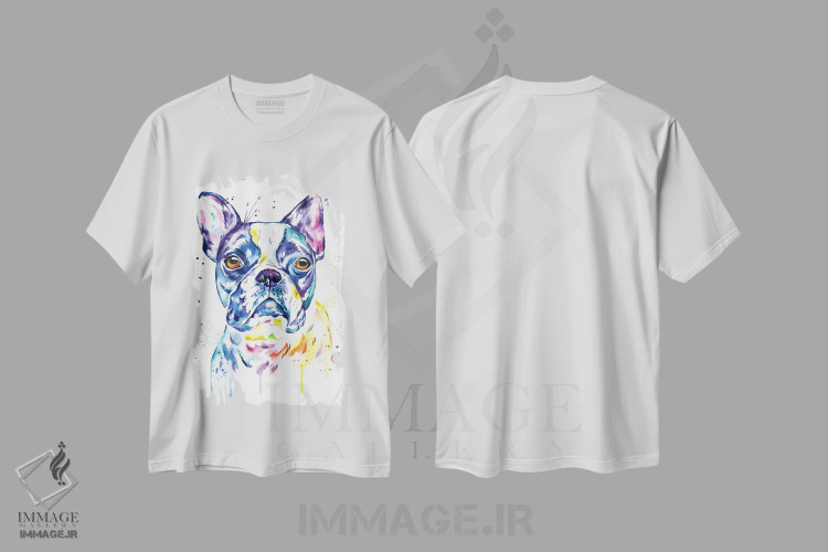 تیشرت سفید طرح دار – تیشرت حیوانات ,بوستون تریر اثر لیزا وایت هاوس فروشگاه ایماژ