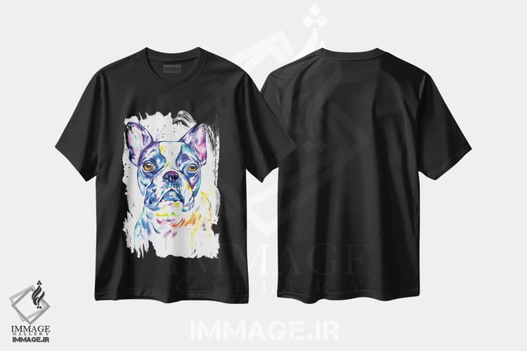 تیشرت مشکی طرح دار – تیشرت حیوانات ,بوستون تریر اثر لیزا وایت هاوس immage.ir