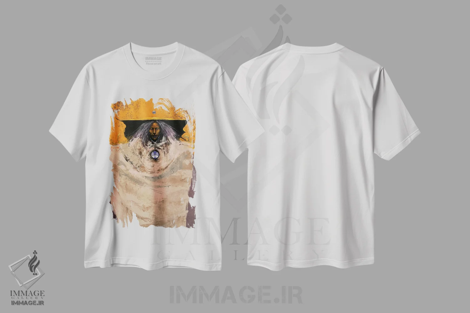 تیشرت سفید طرح دار – تیشرت فانتزی ,بروخا ماریپوسا اثر لاورنس لی فروشگاه ایماژ