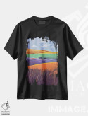 تیشرت مشکی طرح دار – تیشرت طبیعت ,جنوب کوه بزرگ آب نباتی اثر لاورنس لی immage.ir