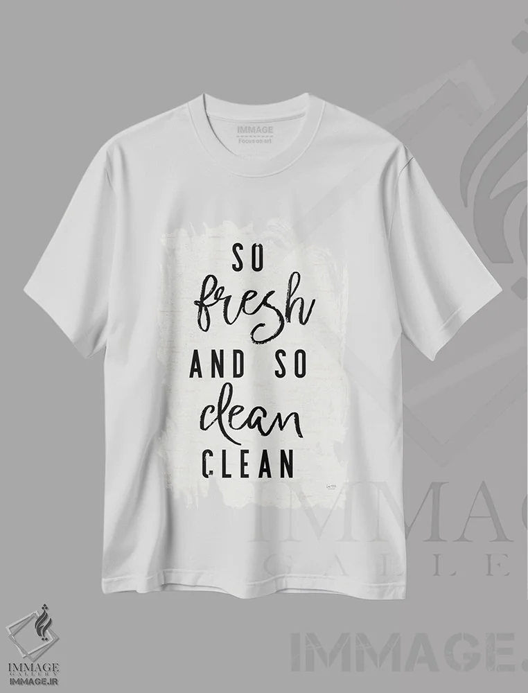 تیشرت سفید طرح دار – تیشرت فانتزی ,این قدر تازه و تمیز اثر لوکس + می دیزاینز immage.ir
