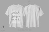 تیشرت سفید طرح دار – تیشرت انگیزشی ,نقشه هایی که برایت دارم اثر لوکس + می دیزاینز فروشگاه ایماژ