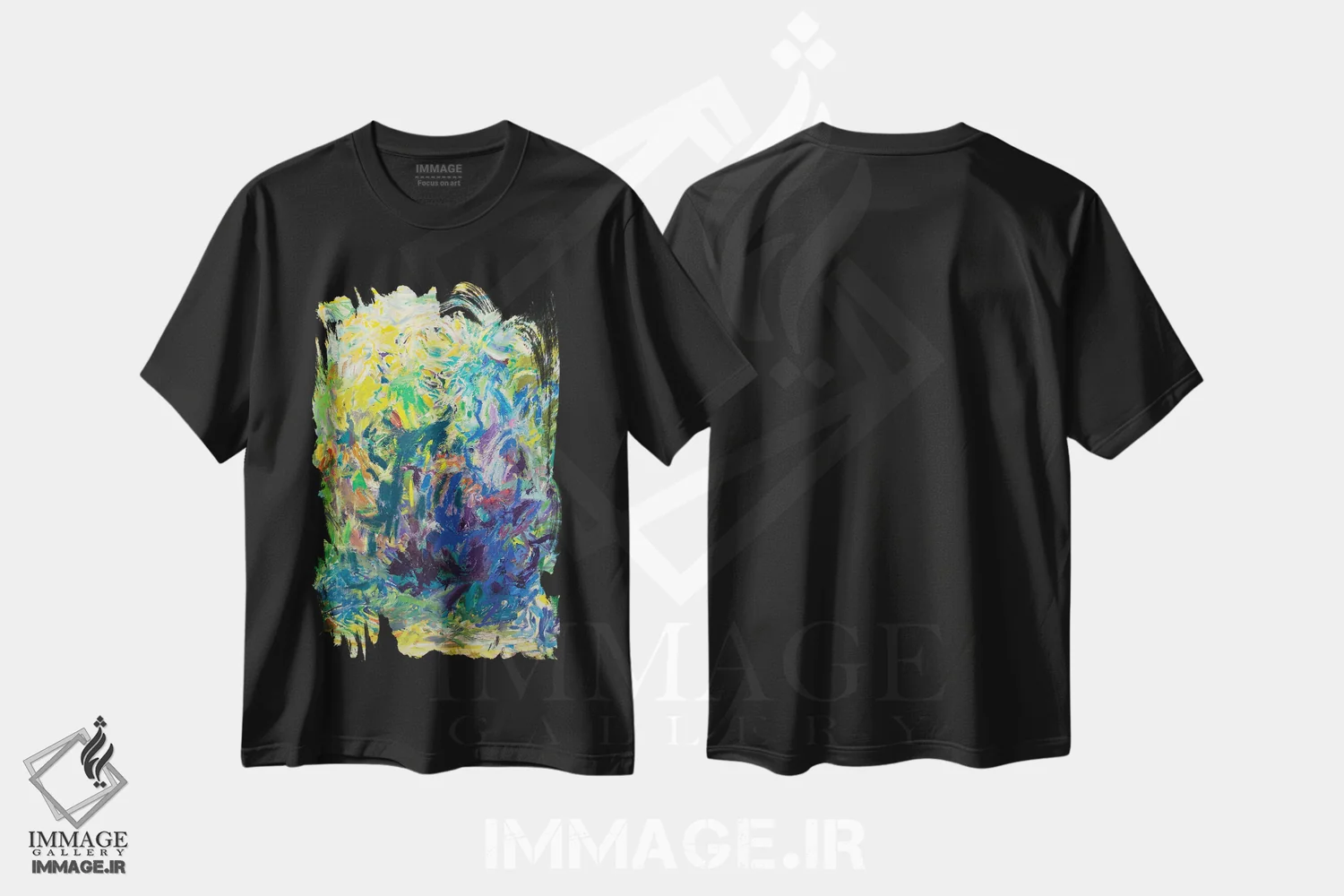 تیشرت مشکی طرح دار – تیشرت فضایی ,سال های نوری اثر لیدیا لی فروشگاه ایماژ