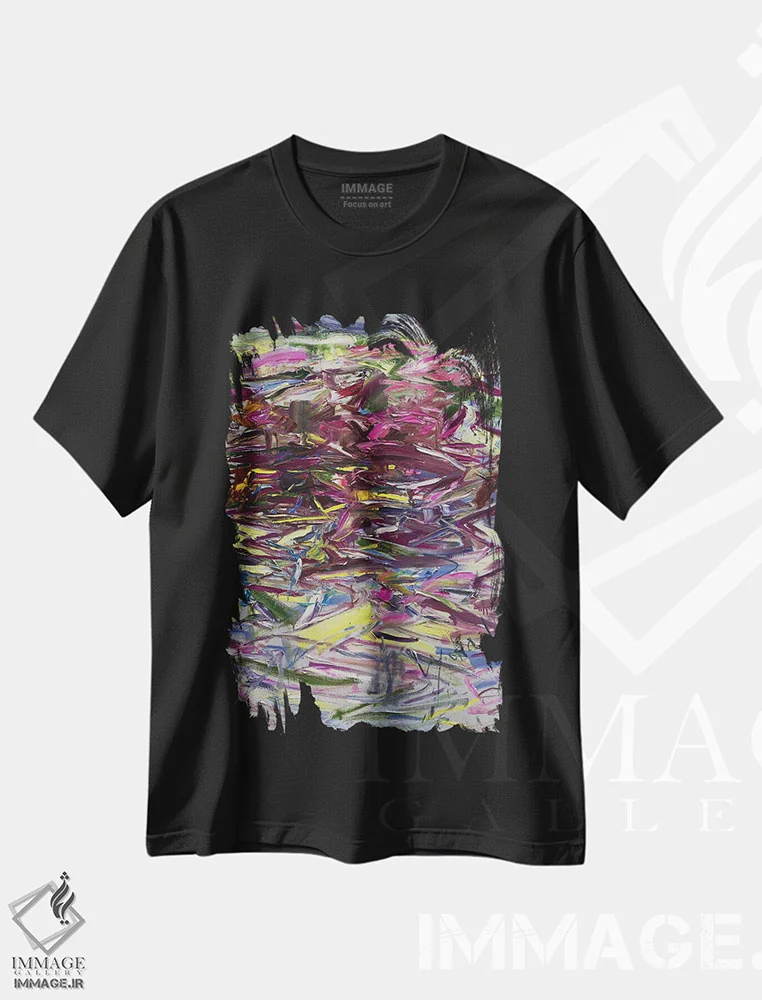 تیشرت مشکی طرح دار – تیشرت موسیقی ,سونات پیانو لیست در سی مینور، S.178 اثر لیدیا لی فروشگاه ایماژ