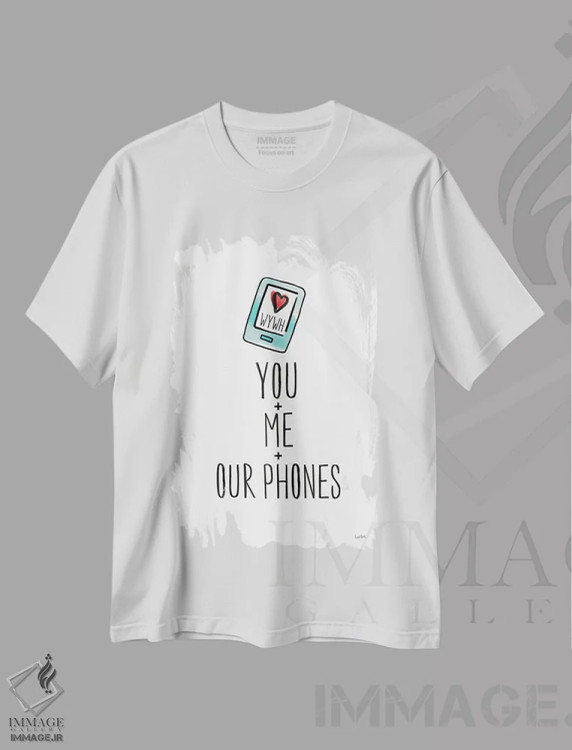تیشرت سفید طرح دار – تیشرت ولنتاین ,ولنتاین یازدهم اثر لیا یورک immage.ir